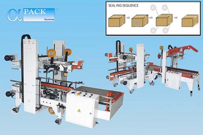 自动上下折叠纸箱封口机